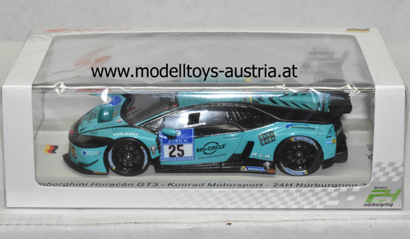 Lamborghini Huracan GT3 2016 Nürburgring F. Konrad - C. Zöchling - D. Farnbacher - L. Stolz KONRAD Motorsport 1:43