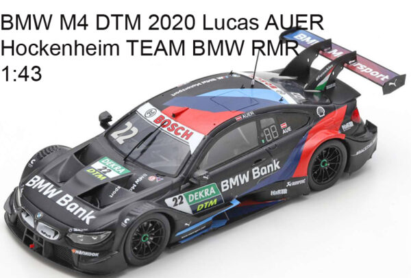 BMW M4 DTM 2020 Lucas AUER Hockenheim TEAM BMW RMR 1:43