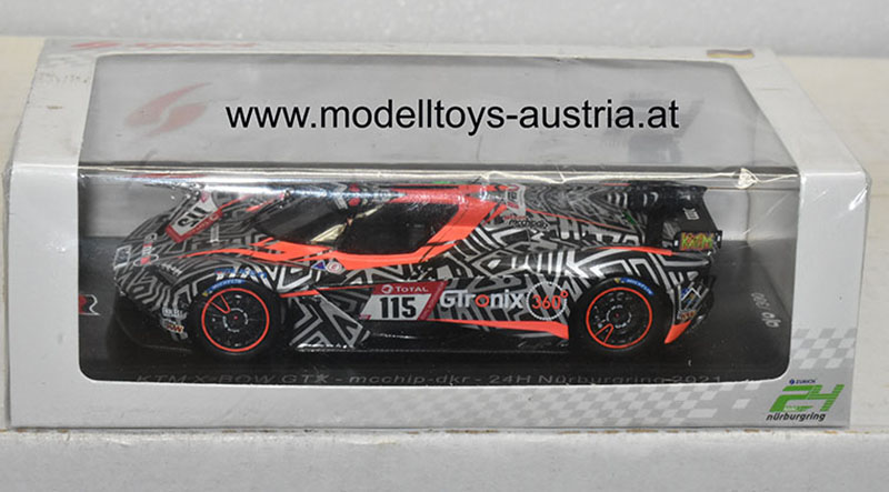 KTM X-BOW GTX 2021 24 Stunden Rennen Nürburgring SCHMIDTMANN / HAMMEL / BREUER / HEINEMANN 1:43