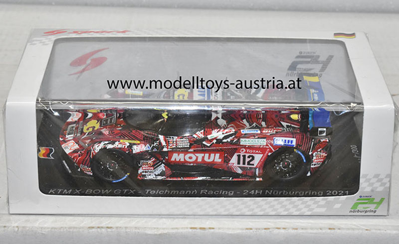 KTM X-BOW GTX 2021 Nürburgring 24 Stunden Rennen Constantin SCHÖLL - D. Trebing - A. Soucek - P. Terting 1:43