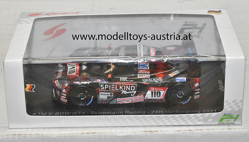 KTM X-BOW GT4 2021 Nürburgring 24 Stunden Rennen D. Bohr - T. Mölig - F. von der Laden - D. Adorf 1:43