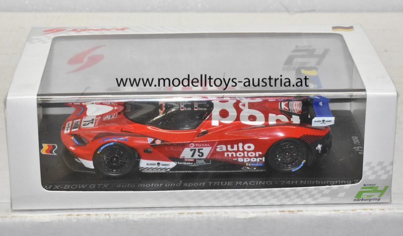 KTM X-BOW GTX 2021 Nürburgring C. Menzel / T. Schrick / J. Dralle / M. Oestreich TRUE RACING 1:43