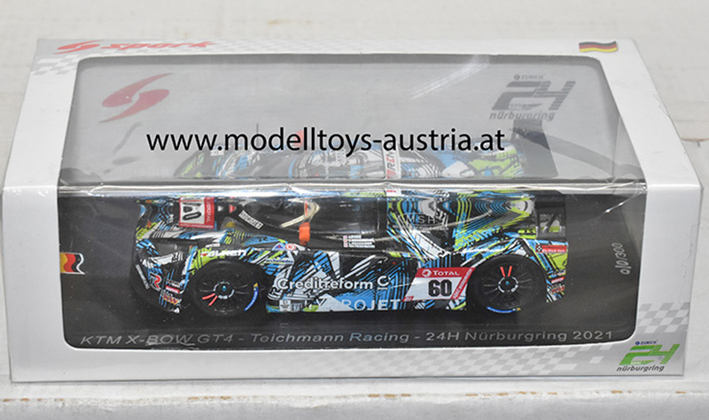 KTM X-BOW GT4 2021 Nürburgring Laura KRAIHAMER / S. Brodmerkel / K. Teichmann / E. Kara Osman Teichmann Racing 1:43