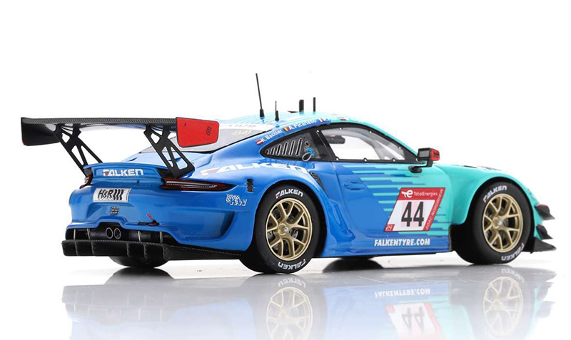 Porsche 911 GT3 R 2022 Nürburgring M. Ragginger / K. Bachler / A. Picariello / P. Pilet Falken Motorsport 1:43