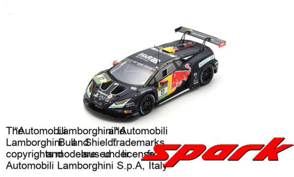 Lamborghini Huracan EVO2 2024 24 Stunden Rennen Nürburgring Kelvin van der LINDE / Marco MAPELLI / Jordan PEPPER Red Bull 1:43