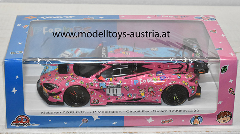 McLaren 720S GT3 2022 1.000 Km Race Circuit Paul Ricard Christian KLIEN / ABRIL / LIND No.111 JP Motorsport 1:43