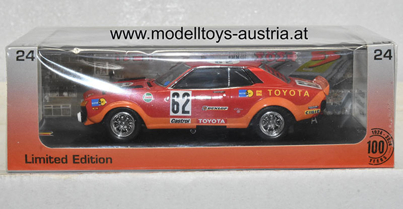 Toyota Celica TA22 GT 1973 Spa 24 Stunden Rennen ANDERSSON / KOTTULINSKY 1:43