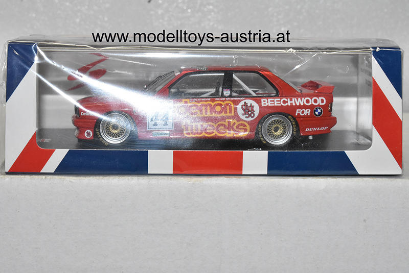 BMW E30 M3 1988 BTCC Thruxton Roland RATZENBERGER 1:43
