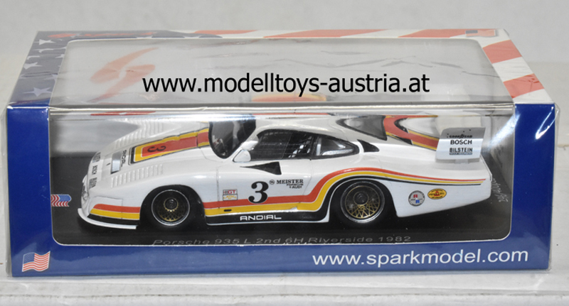 Porsche 911 935 L 1982 Riverside A. Holbert / H. Grohs 1:43