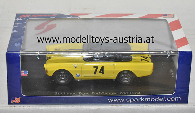 Sunbeam Tiger Cabrio 1964 Ken MILES 2. Badger 200 1:43
