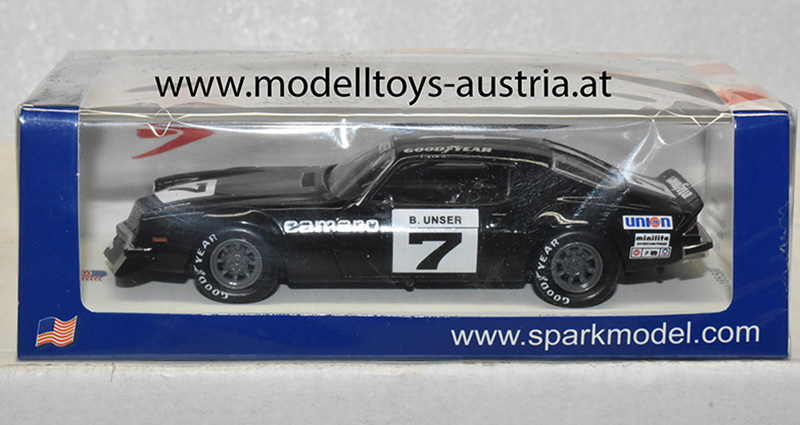 Chevrolet Camaro 1974 Sieger Michigan IROC Bobby Unser 1:43