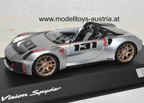 Porsche Vision Spyder silber metallik 1:43
