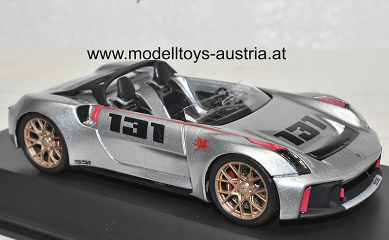 Porsche Vision Spyder silber metallik 1:43