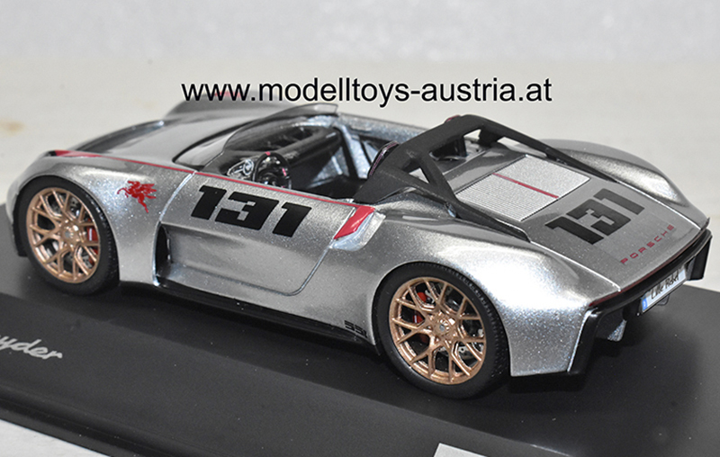 Porsche Vision Spyder silber metallik 1:43