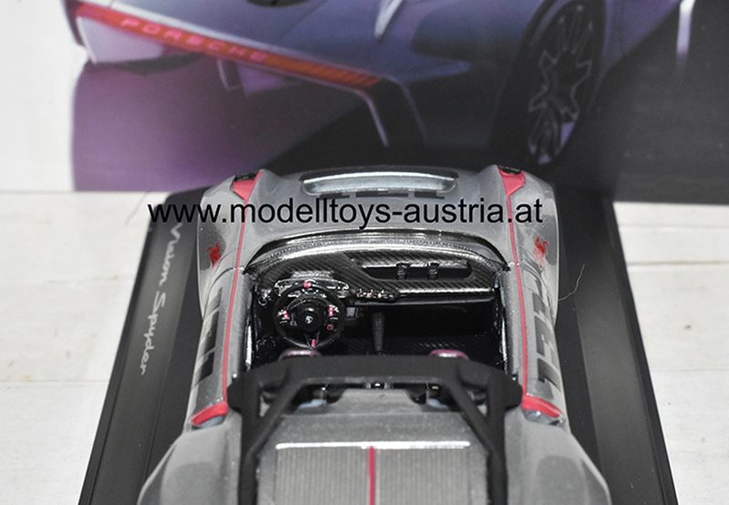Porsche Vision Spyder silber metallik 1:43
