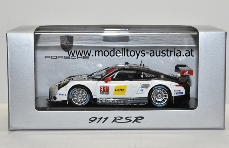 Porsche 911 991 Coupe RSR 2016 Präsentation Porsche Race 1:43
