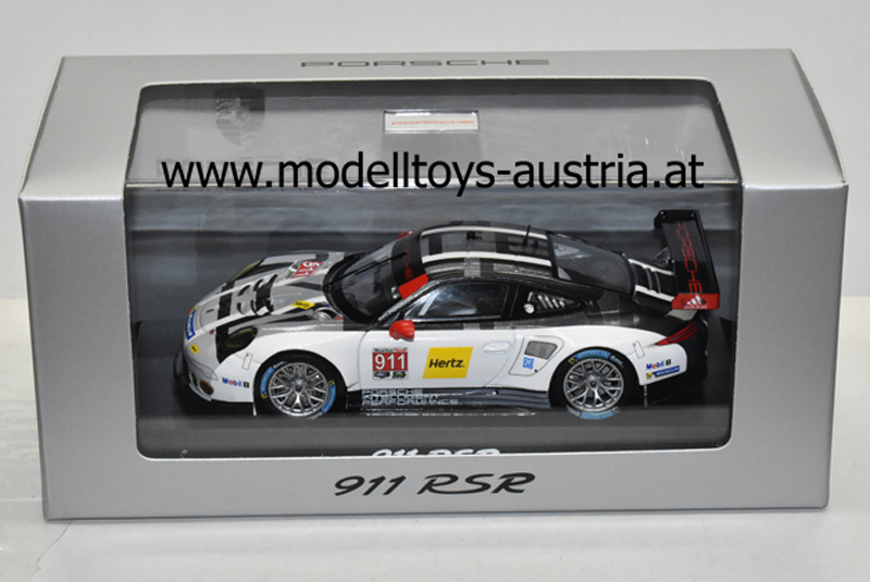 Porsche 911 991 Coupe RSR 2016 Präsentation Porsche Race 1:43