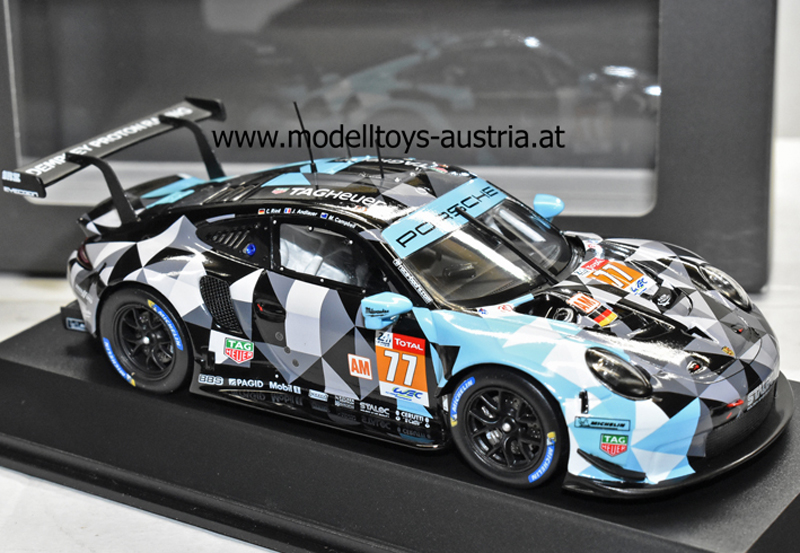 Porsche 911 991 RSR 2018 Le Mans 2018 / 2019 WEC Super Season Ried / Andlauer / Campbell TEAM Dempsey Proton Racing 1:43