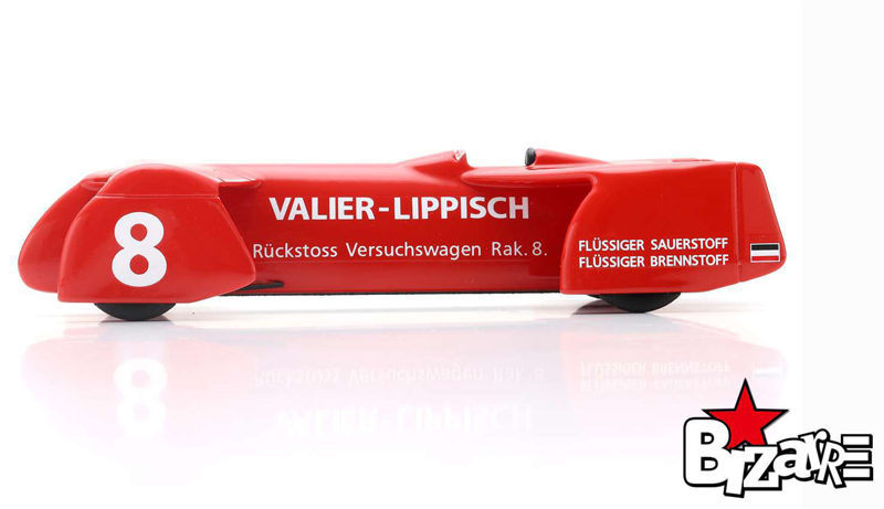 Valier Lippisch Vehicle 2 Rocket Car Streamlined Dreams 1928 rot 1:43
