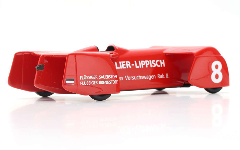 Valier Lippisch Vehicle 2 Rocket Car Streamlined Dreams 1928 rot 1:43