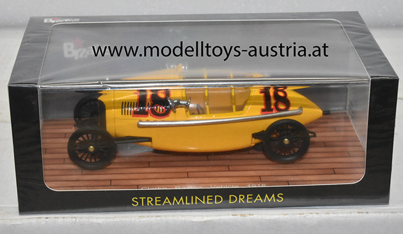 Clarke Racing Vehicle 1916 Streamlined Dreams 3 Jared A. Zichek 1:43