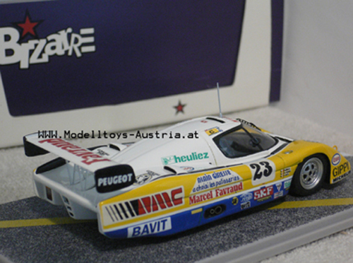 WM Peugeot P83/84 Turbo 1984 Le Mans DORCHY / COUDERC / PATTE 1:43
