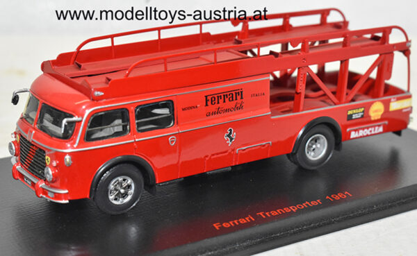 Fiat 642 RN 2 Bartoletti Renntransporter 1961 TEAM FERRARI 1:87 HO