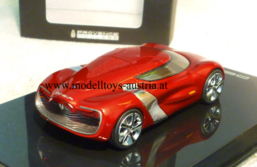 Renault DeZir Concept Car 2010 Autosalon Paris rot metallik 1:43