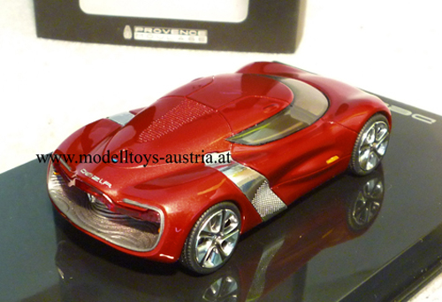 Renault DeZir Concept Car 2010 Autosalon Paris rot metallik 1:43