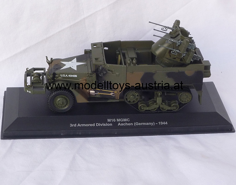M 16 M16 MGMC 3rd Armored Division 1944 Aachen 1:43