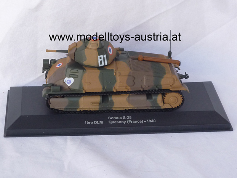 SOMUA S35 1ST DLM QUESNOY 1940 France 1:43