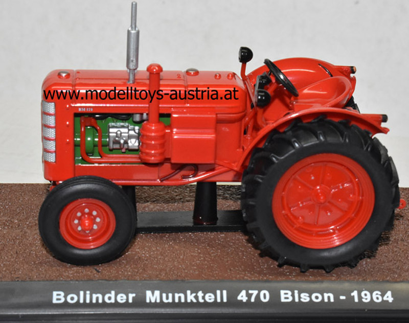 Bolinder Munktell 470 Bison 1964 rot 1:32