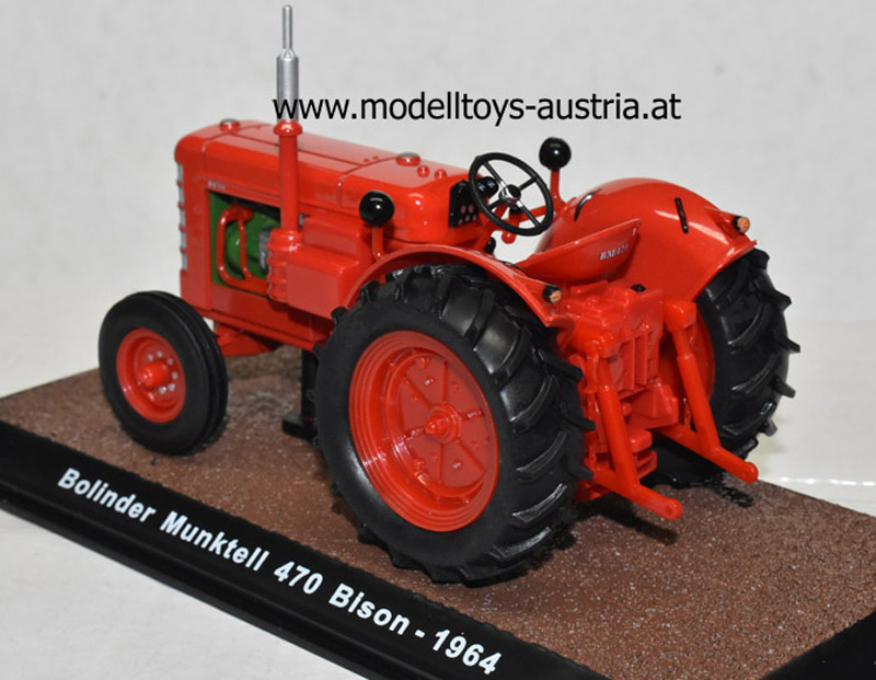 Bolinder Munktell 470 Bison 1964 rot 1:32