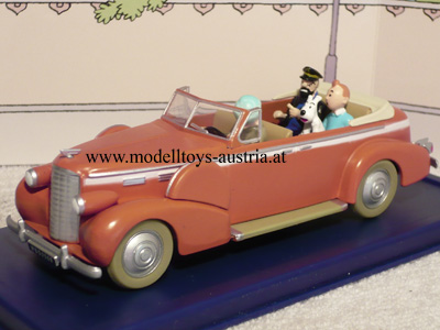Cadillac Fleetwood 1938 TAXI TIM und STRUPPI Tim im Kongo 1:43