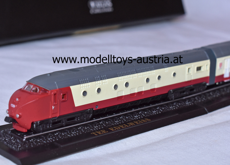 Zug mit Gleis Minizug TEE EDELWEISS 1:220 Z Spur