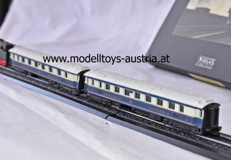 Zug mit Gleis Minizug RHEINGOLD 1:220 Z Spur