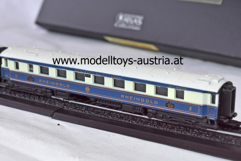 Zug mit Gleis Minizug RHEINGOLD 1:220 Z Spur