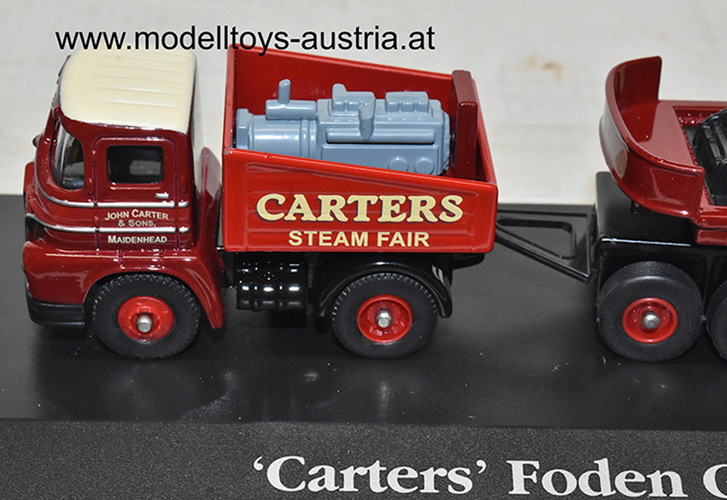Foden LKW mit Anhänger und Generator Zirkus CARTERS 1:76