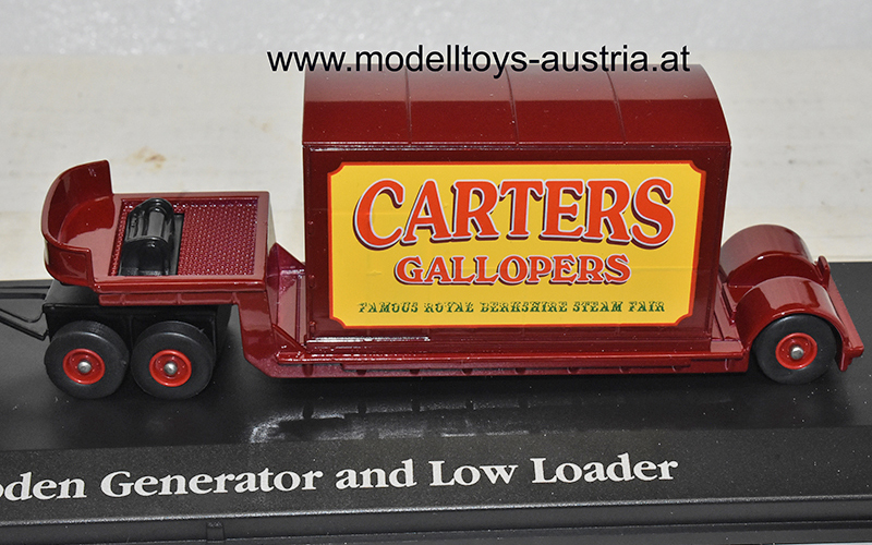 Foden LKW mit Anhänger und Generator Zirkus CARTERS 1:76