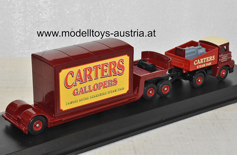 Foden LKW mit Anhänger und Generator Zirkus CARTERS 1:76
