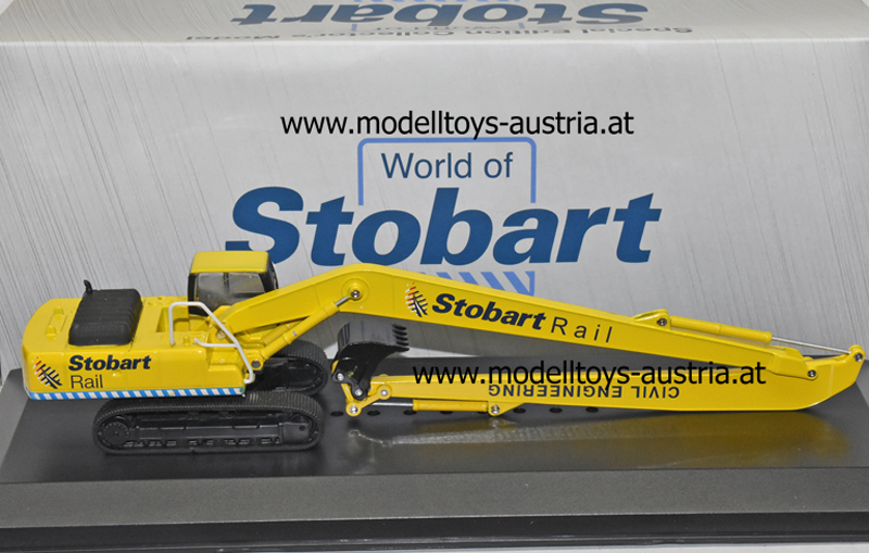 Komatsu PC 340 Hydraulic Excavator W122 Langstiel Kettenbagger Eddie Stobart 1:76