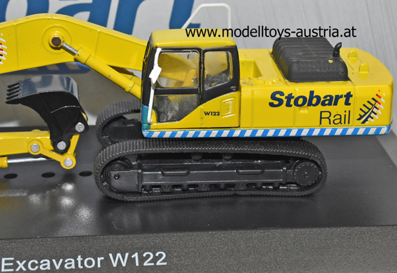 Komatsu PC 340 Hydraulic Excavator W122 Langstiel Kettenbagger Eddie Stobart 1:76