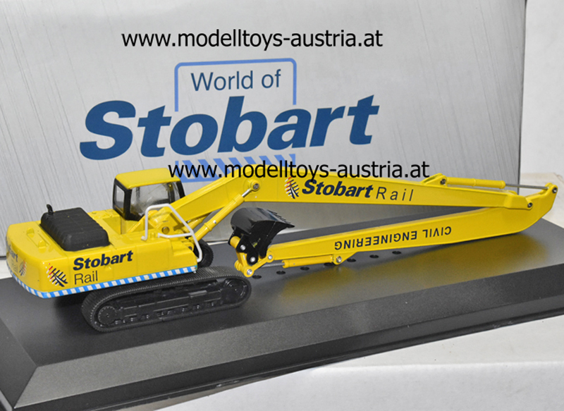 Komatsu PC 340 Hydraulic Excavator W122 Langstiel Kettenbagger Eddie Stobart 1:76