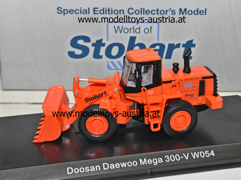 Doosan Daewoo Mega 300-V W054 Radlader Eddie Stobart 1:76