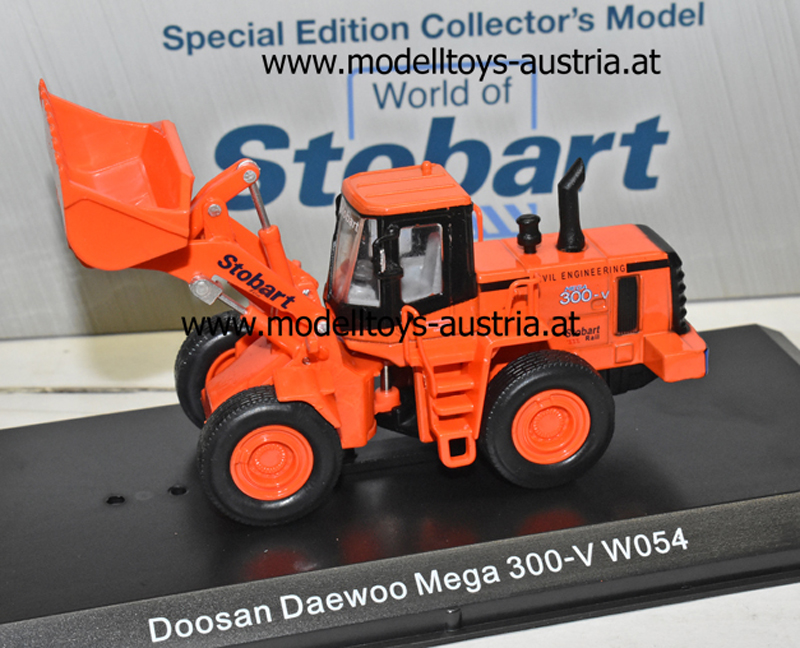 Doosan Daewoo Mega 300-V W054 Radlader Eddie Stobart 1:76