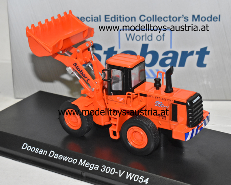 Doosan Daewoo Mega 300-V W054 Radlader Eddie Stobart 1:76