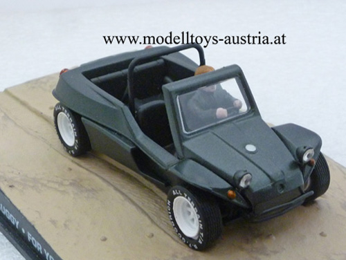 VW Buggy James BOND 007 In tödlicher Mission / For your Eyes Onley 1:43