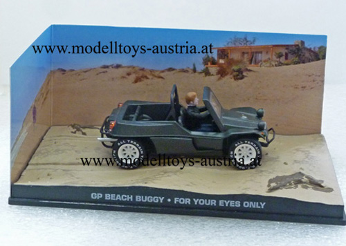 VW Buggy James BOND 007 In tödlicher Mission / For your Eyes Onley 1:43