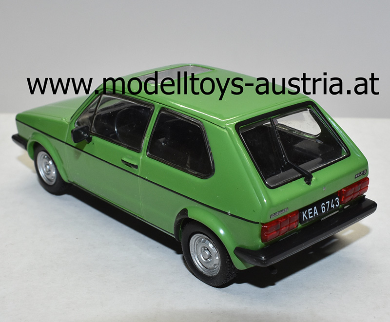 VW Golf I Golf 1 Limousine 3-türig 1980 grün 1:43
