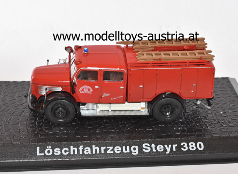 Steyr 380 Löschfahrzeug Feuerwehr BREGENZ 1:72